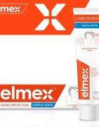 Elmex Caries Protection Gentle White bělicí zubní pasta s fluoridem 3x75 ml