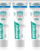Elmex Sensitivity + Gum Strenght Whitening zubní pasta pro citlivé zuby 3x75 ml