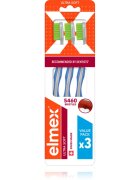 Elmex Swiss Made zubní kartáčky ultra soft Yellow + Blue + White 3 ks