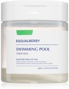 EQQUALBERRY Swimming Pool Toner Pads exfoliační polštářky s hydratačním účinkem 70 ks
