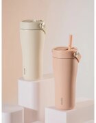 EQUA Carry Cup nerezový hrnek termo Sand 1 ks