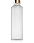 EQUA Mismatch skleněná láhev na vodu barva Velvet White 750 ml