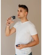 EQUA Plain láhev na vodu barva Blue 1 ks