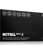 Espeon Nitril Ideal3 Black nitrilové nepudrované rukavice velikost L 100 ks