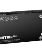 Espeon Nitril Ideal3 Black nitrilové nepudrované rukavice velikost M 100 ks