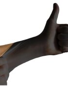 Espeon Nitril Ideal3 Black nitrilové nepudrované rukavice velikost M 100 ks
