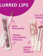 essence Blur Soufflé tónovací balzám na rty s matným efektem odstín 02 Nude Peach 3 g