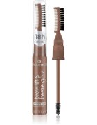 essence Brow Lift & Freeze transparentní gel na obočí odstín 03 Medium Brown 7 ml