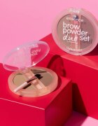 essence Brow Powder Duo set na obočí odstín 01 Light 1.8 g