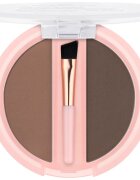 essence Brow Powder Duo set na obočí odstín 02 Medium 1.8 g