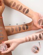 essence Brow Powder Duo set na obočí odstín 02 Medium 1.8 g