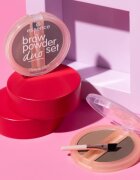 essence Brow Powder Duo set na obočí odstín 02 Medium 1.8 g