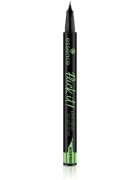 essence Flick it! precizní voděodolná linka na oči odstín 01 Black 0.5 ml
