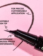 essence Flick it! precizní voděodolná linka na oči odstín 01 Black 0.5 ml