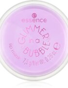 essence GLIMMER IN A BUBBLE hydratační maska na rty se třpytkami odstín 01 Kiss In A Bubble 7.5 g