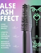 essence Lash PRINCESS řasenka pro efekt umělých řas odstín Black 12 ml