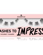 essence LASHES TO IMPRESS umělé řasy s lepidlem 8 ks
