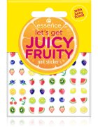 essence let's get JUICY FRUITY nálepky na nehty 56 ks