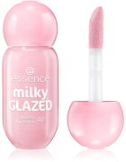 essence milky GLAZED tónovací balzám na rty s leskem odstín 02 Strawberry Whip 4 ml