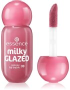 essence milky GLAZED tónovací balzám na rty s leskem odstín 08 Bubble Milk Tea 4 ml
