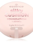 essence silky CUSHION FOUNDATION make-up v houbičce se středním krytím odstín 50 12 g