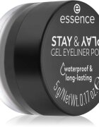 essence STAY & PLAY oční linky odstín 01 Black 5 g