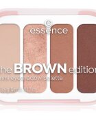 essence The Brown Edition paletka očních stínů mini 3.6 g