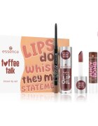 essence toffee talk brown lip set dárková sada na rty 01 Pout Au Chocolat