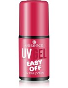 essence UV GEL EASY OFF gelový lak na nehty s použitím UV/LED lampy odstín 106 - pomegranate please! 5 ml