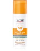 Eucerin Sun Oil Control Tinted krémový gel na opalování SPF 50+ odstín Medium 50 ml