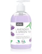Eva Natura Lavender & Green Tea krémové tekuté mýdlo na ruce 500 ml