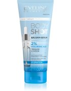 Eveline Cosmetics Body Shot 2% Hyaluronic Acid hloubkově hydratační balzám pro suchou pokožku 200 ml