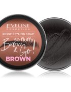 Eveline Cosmetics Brow & Go! stylingové mýdlo na obočí odstín Brown 25 g