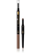 Eveline Cosmetics Brow Styler precizní tužka na obočí 3 v 1 odstín 02 Dark Brown 12 g