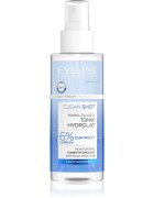 Eveline Cosmetics Clean Shot 6% Electrolyte Complex hydratační tonikum 150 ml
