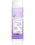 Eveline Cosmetics Clean Shot 8% Complex Of Hydroxy Acids vyhlazující tonikum s peelingovým efektem 200 ml