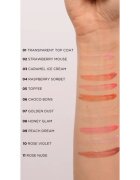 Eveline Cosmetics Diamond Glow třpytivý lesk na rty s kyselinou hyaluronovou odstín 11 Rose Nude 45 ml