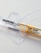 Eveline Cosmetics Diamond Glow třpytivý lesk na rty s kyselinou hyaluronovou odstín 12 Top Coat 4.5 ml