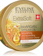 Eveline Cosmetics Extra Soft hydratační krém na tělo a obličej s arganovým olejem 175 ml