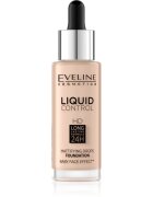 Eveline Cosmetics Liquid Control tekutý make-up s pipetou odstín 002 Soft Porcelain 32 ml