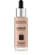 Eveline Cosmetics Liquid Control tekutý make-up s pipetou odstín 025 Light Rose 32 ml