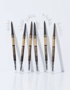 Eveline Cosmetics Micro Precise voděodolná tužka na obočí s kartáčkem 2 v 1 odstín 04 Graphite 4 g