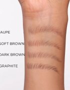 Eveline Cosmetics Micro Precise voděodolná tužka na obočí s kartáčkem 2 v 1 odstín 04 Graphite 4 g