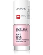 Eveline Cosmetics Nail Therapy Care & Colour kondicionér na nehty 6 v 1 odstín Pink 5 ml