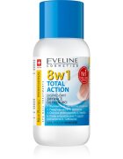 Eveline Cosmetics Nail Therapy Professional odlakovač na nehty bez acetonu 8 v 1 150 ml