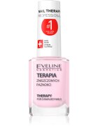 Eveline Cosmetics Nail Therapy Professional posilující lak pro slabé a poškozené nehty s keratinem 12 ml