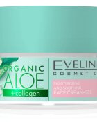Eveline Cosmetics Organic Aloe+Collagen aktivní intenzivně hydratační gel-krém se zklidňujícím účinkem 50 ml