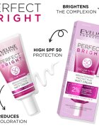 Eveline Cosmetics Perfect Bright SPF 50 ochranný matující krém na obličej SPF 50 30 ml