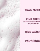 Eveline Cosmetics Pink Snail Glazed Skin Effect jemná čisticí pěna na obličej 150 ml