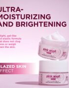 Eveline Cosmetics Pink Snail Glazed Skin Effect rozjasňující krém 50 ml